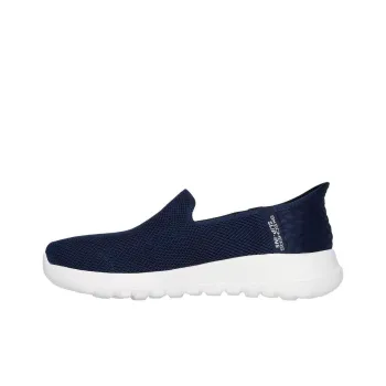 Skechers Hands Free Slip Ins Durable Breathable Low Top Casual Shoes Women's Blue White