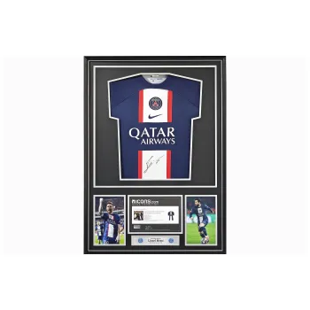 Huayitaojin Paris 22-23 Season Fan Edition Jersey ICONS Official Partner Company Certificate Framed Unisex