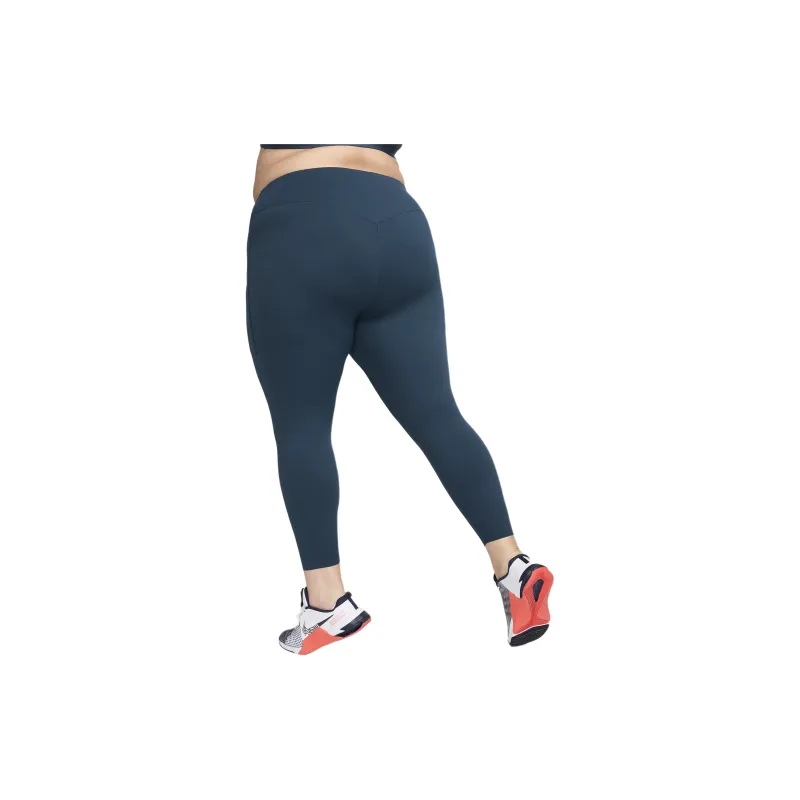 Nike Universa Women's Medium-Support High-Waisted 7/8 Leggings With Pockets Plus Size-1