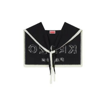 KENZO Wool Shawls Women's Black