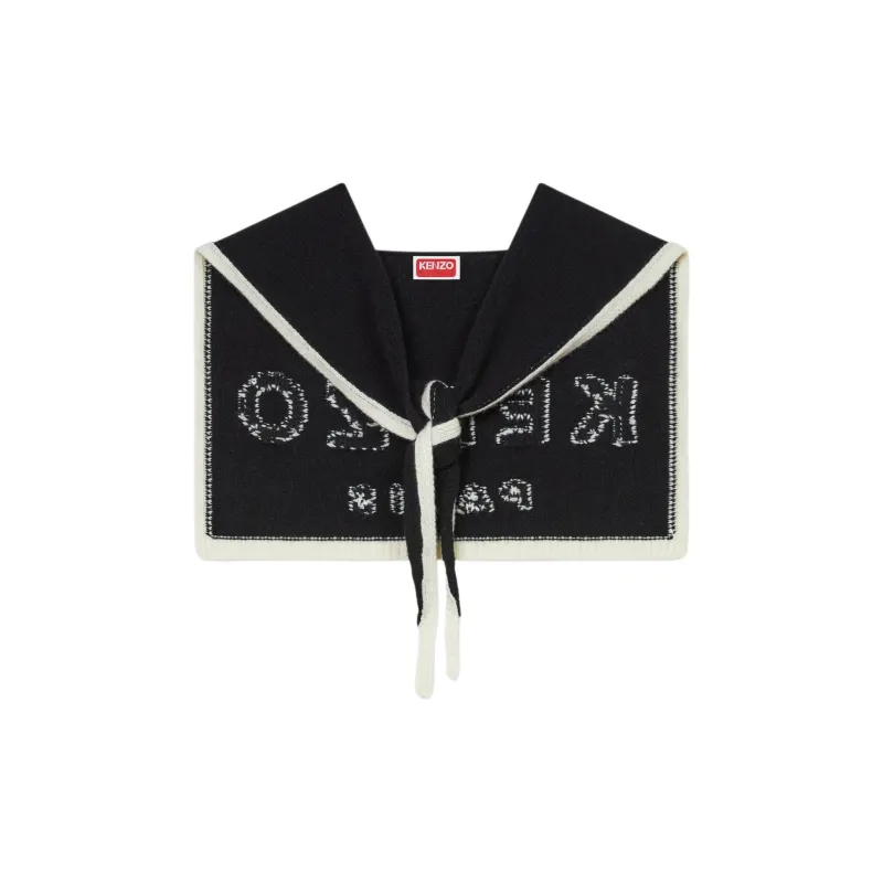 KENZO Wool Shawls Women's Black-0