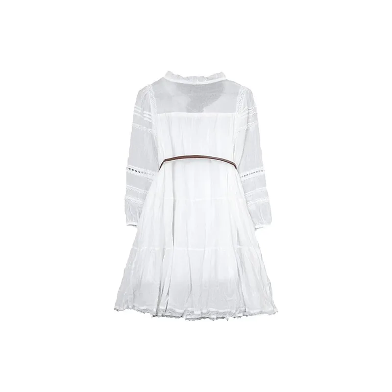 Incolore Long Sleeved Dresses Women's White-1
