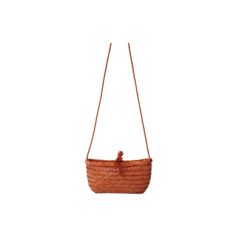 Dragon Diffusion Buffalo Leather Crossbody Bag, Shoulder Bag Women's Tawny-0