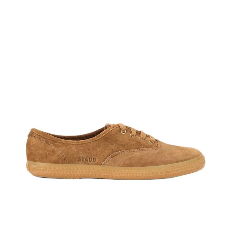 Keds x Staud Champion Low-Top Skateboard Shoes Women's Brown-1