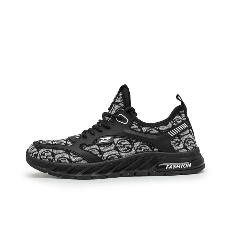 Abango Casual Shoes Men Low Top Black/Green-0