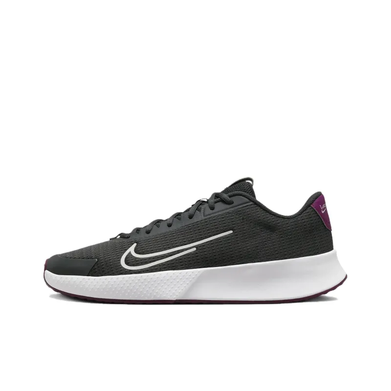 Nike Court Vapor Lite 2 Abrasion Resistant Low Top Tennis Shoes Men's Black-0