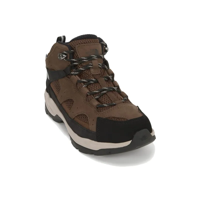 THE NORTH FACE Slip Resistant Mid Top Outdoor Shoes Unisex Brown-2