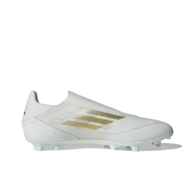Adidas F50 League Laceless Firm/Multi Ground Cloud White Gold Metallic-1