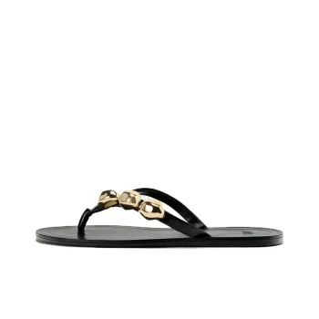 ZARA Abrasion Resistant Slip Resistant Flip Flops Women's Black