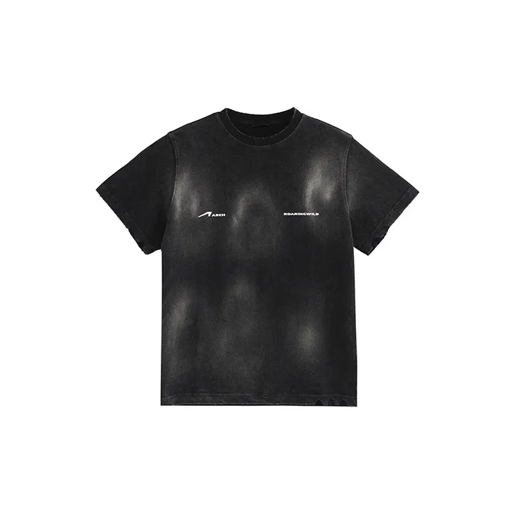 ROARINGWILD ARCH T Shirt Unisex Charcoal Gray-17