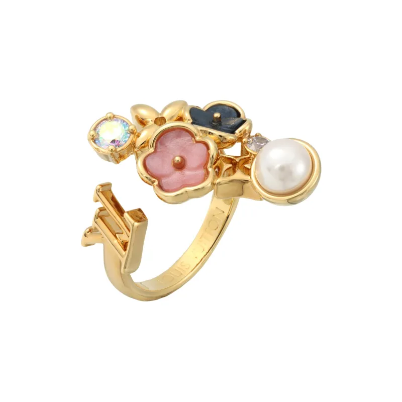 LOUIS VUITTON Metal Rings Women's Gold-1