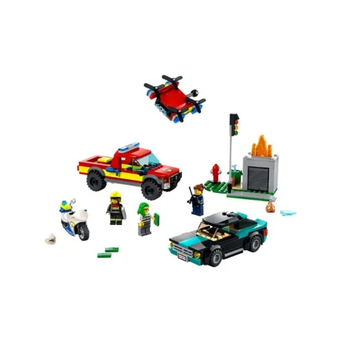 LEGO City Fire Rescue & Police Chase Set 60319