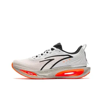 Anta Hole Cushioning, Wear Resistant Low Top Running Shoes Men's Gray Orange