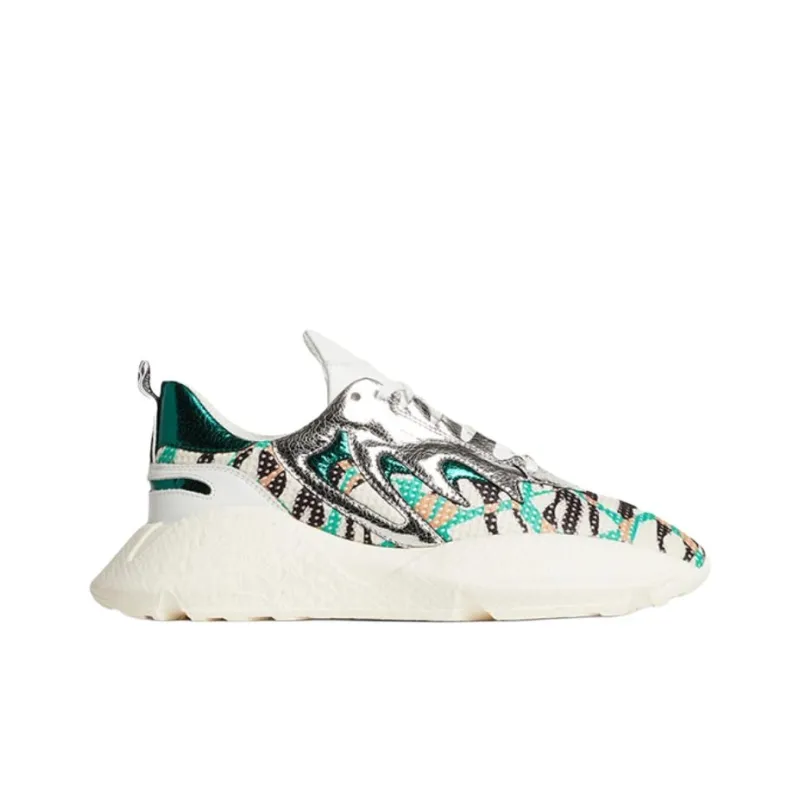 Roberto Cavalli Low-Top Casual Shoes Women's Green-1