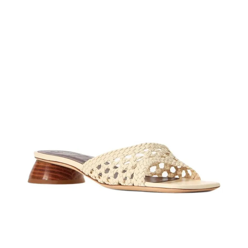 Staud Slide Slippers 3.5cm Women's Beige-2