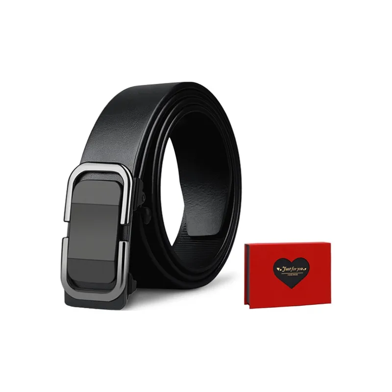 VINEY Cow Split Leather Belts Men's Width 3.5-8
