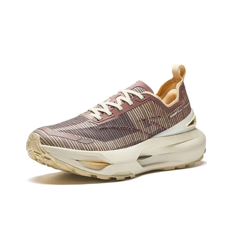 Anta Champion Series Wear-Resistant Low-Top Casual Running Shoes Men's Purple Gray-1