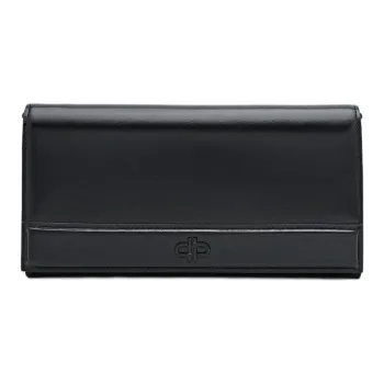 PEDRO Calfskin Wallet Women's Black