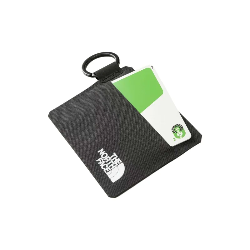 THE NORTH FACE Polyester Card Holder Regular Unisex Army Green-1