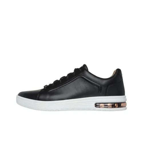 Skechers MARK NASON Anti-Slip Wear-Resistant Low-Top Casual Shoes Men's Black White