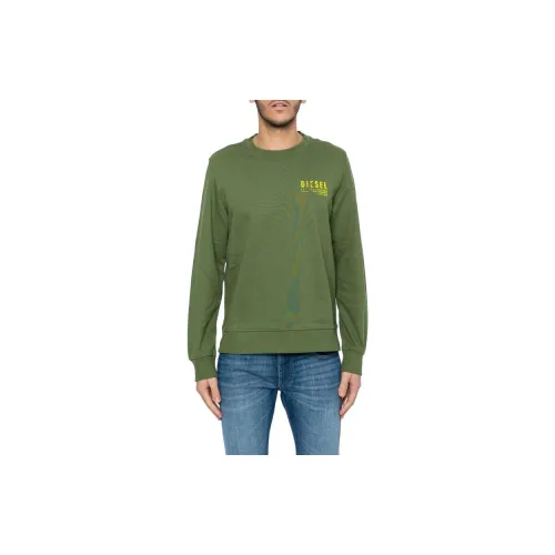 DIESEL T-Shirts Men Green