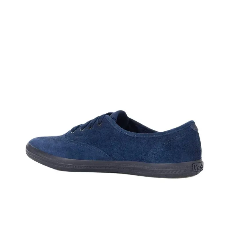 Keds x Staud Champion Low-Top Skateboard Shoes Women's Blue-3