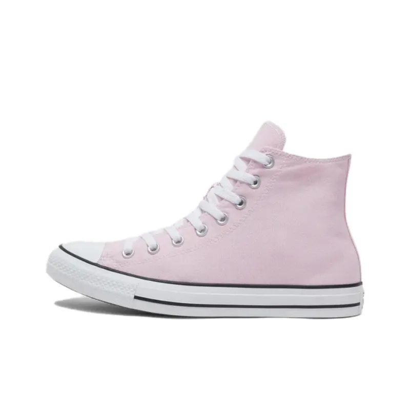 Converse Chuck Taylor All Star Anti Slip Wear Resistant High Top Canvas Shoes Unisex Pink-0