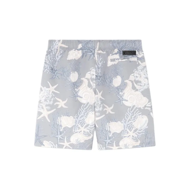 VERSACE Barocco Sea Drawstring Swim Shorts-1