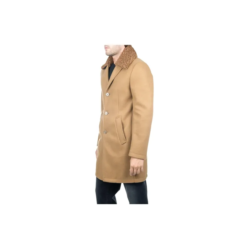 DANIELE ALESSANDRINI Jackets & Coats Men's Caramel-2
