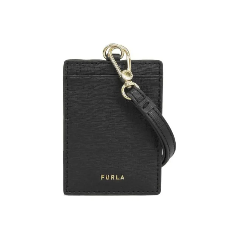 Furla Leather Card Holder Women's Black-0