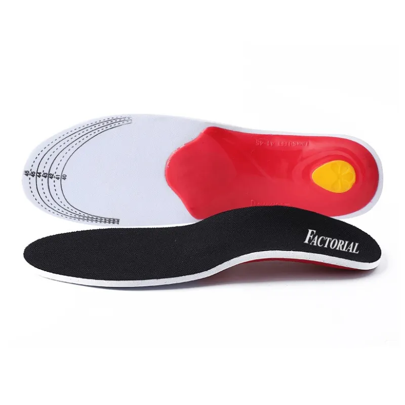 FACTORIAL Insoles Unisex Black Gray-2