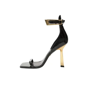 Schutz Ciara Strap Sandals 10.5cm Women's Black