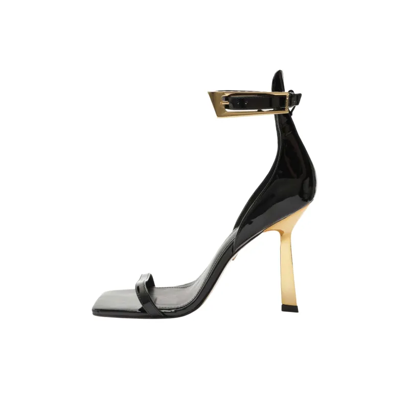Schutz Ciara Strap Sandals 10.5cm Women's Black-0