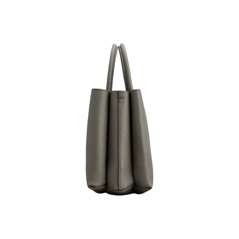 TOD'S T Timeless Logo Plaque Shopping Bag-2