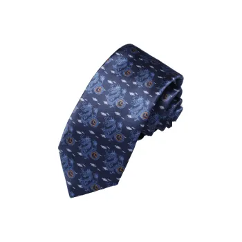 GOLDLION Tie Casual Business Interview Men's Red Blue Two Colors