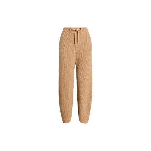 Polo Ralph Lauren Knitted Sweatpants Women's Camel