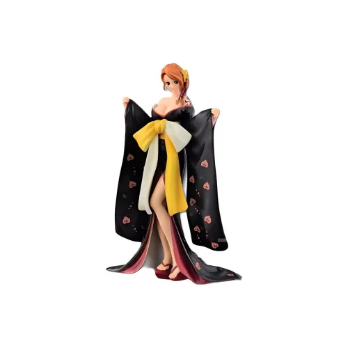 BANPRESTO Ichiban Kuji One Piece The Most Praiseworthy! Vibrant Straw Hat Scroll Nami Scale Figures 19cm