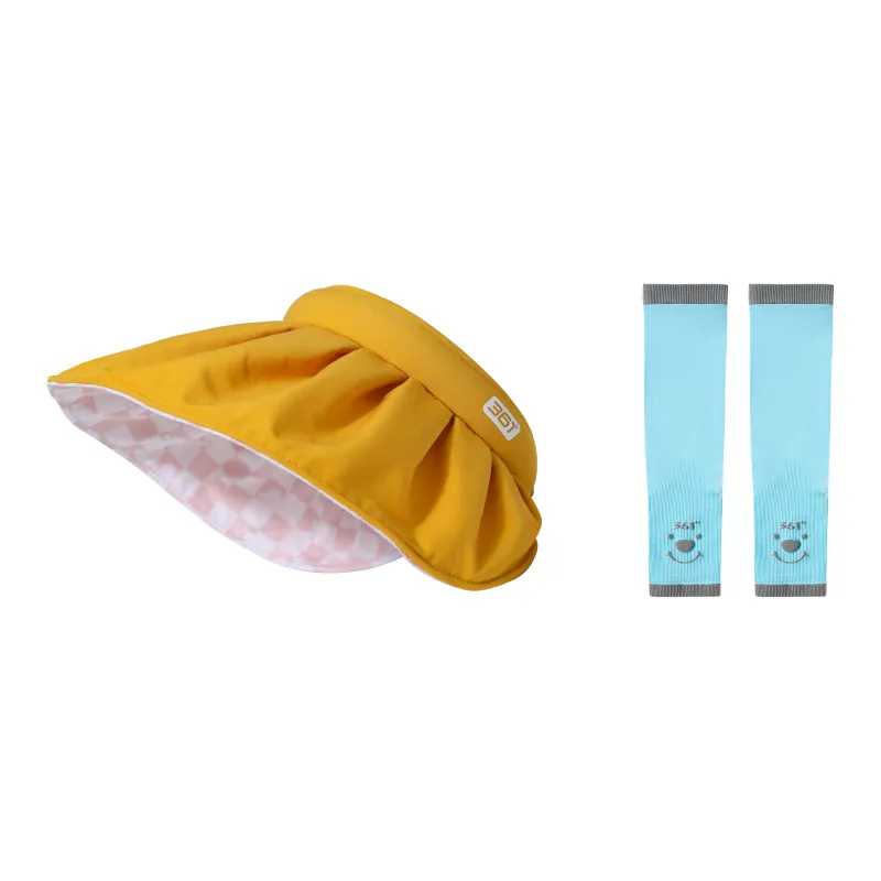 361° Polyester Sun Protection Hats Kids' Yellow-4