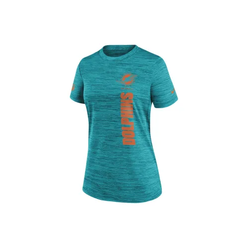 Nfl X Nike Dri-Fit T-Shirts Women's Aqua Green