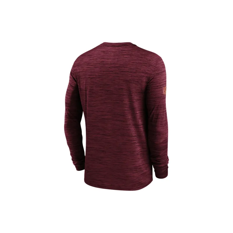 Nike San Francisco 49ers Sideline Velocity Men's Nike Dri FIT Nfl Long Sleeve T Shirt-1