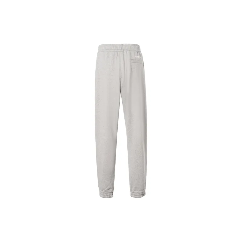 Burberry Knitted Sports Pants Men's Light Gray-1