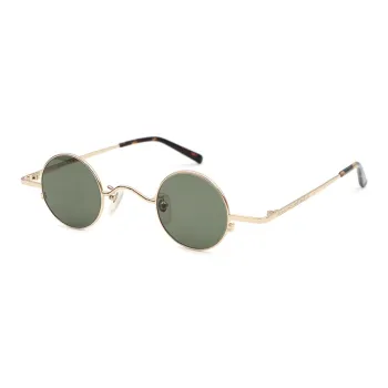 Fujii Taro Stainless Steel Alloy Metal Round Sunglasses Unisex