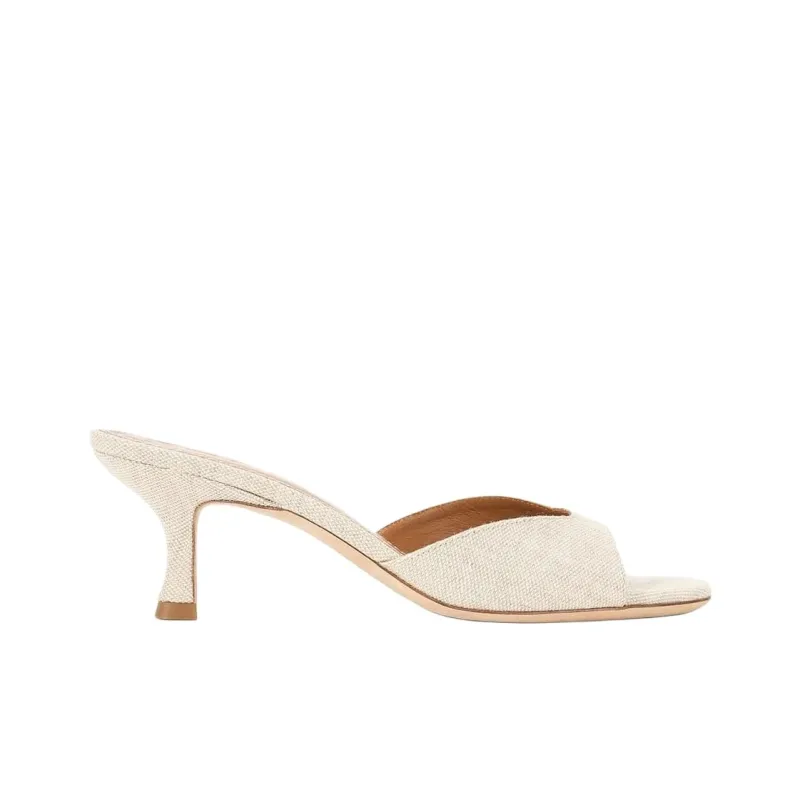 Staud Slide Slippers Women's White-1