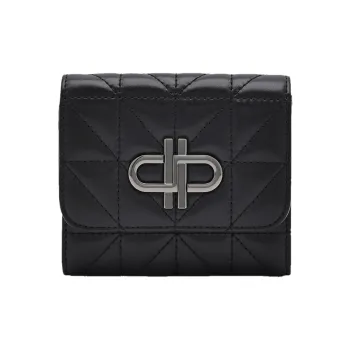 PEDRO Calfskin Wallet Women's Black/Nude/Purple