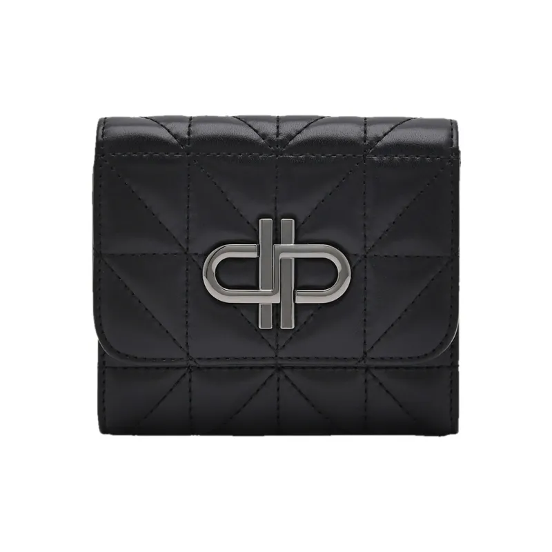 PEDRO Calfskin Wallet Women's Black/Nude/Purple-0