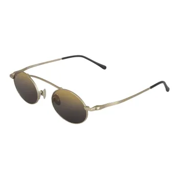 District Vision Acetate Aviator Sunglasses Men's Gold