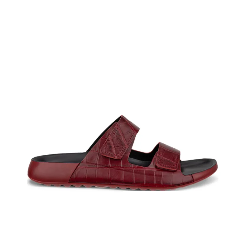 Ecco Slip Resistant Abrasion Resistant Slide Slippers Women's Red-1