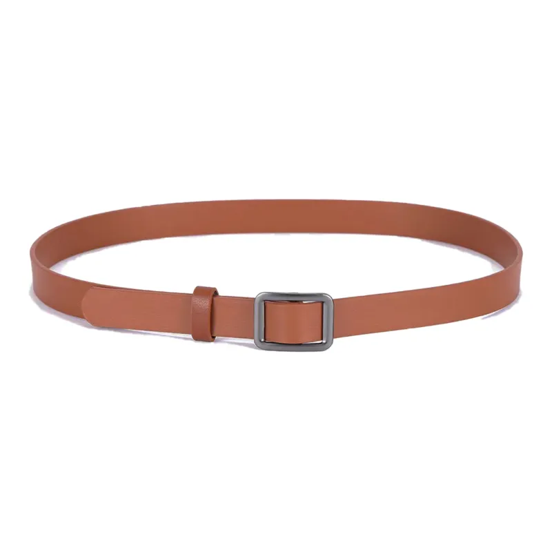 IOTS PU Leather Belts Unisex Width  2.5CM-4