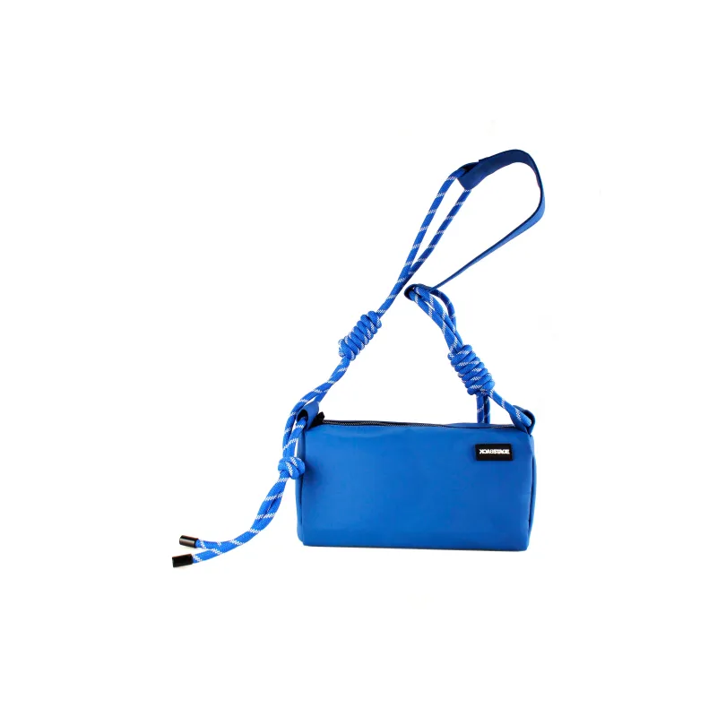 BACKSTAGE Polyester Shoulder Bag, Crossbody Bag Unisex Ecru/Black/Blue/Gray-1