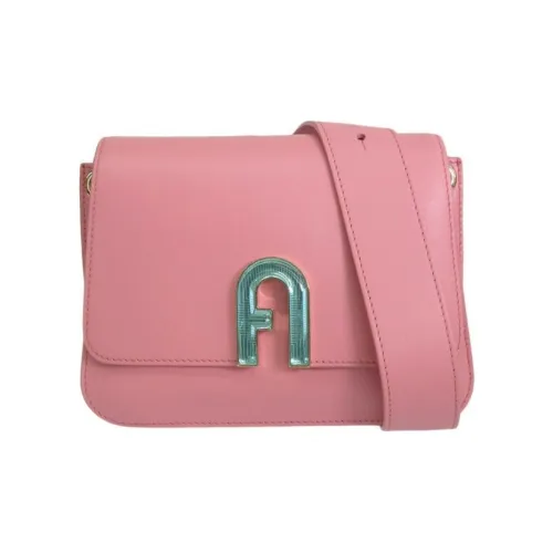 Furla Leather Handbag, Shoulder Bag Mini Women's Pink
